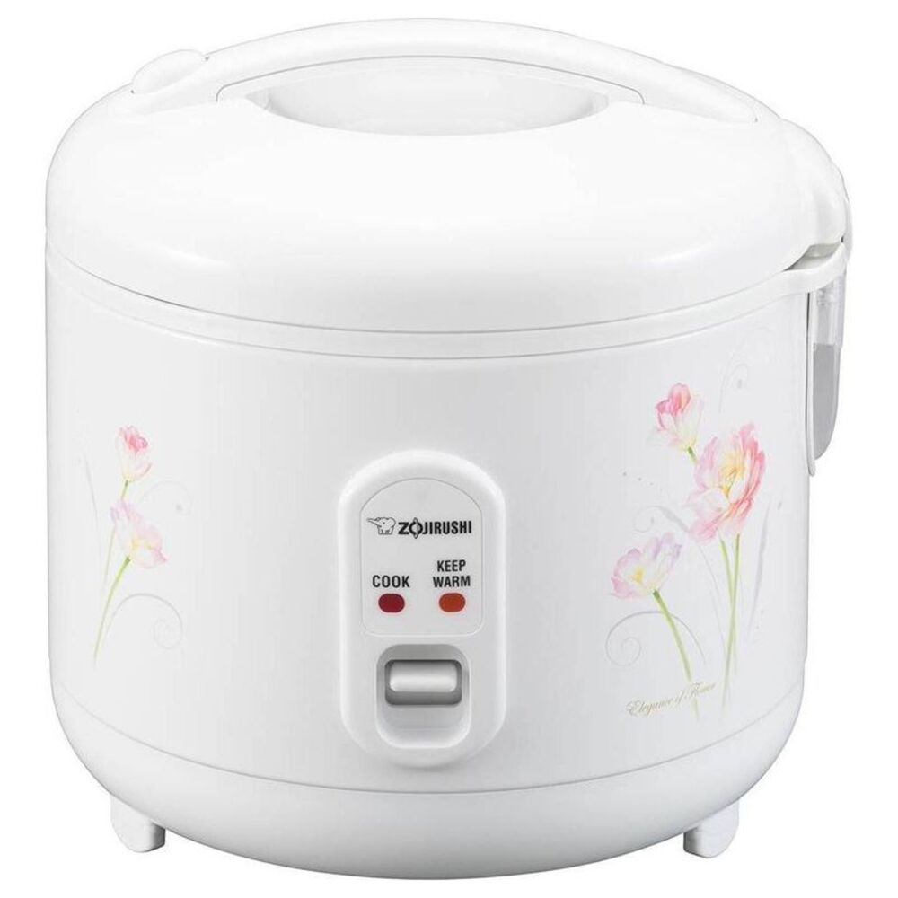 Zojirushi -  44 oz Rice Cooker Warmer Tulip 5.5 Cup A White